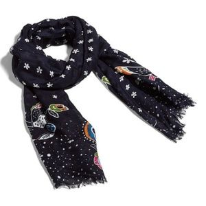 Vera Bradley Night Sky Soft Fringe Scarf